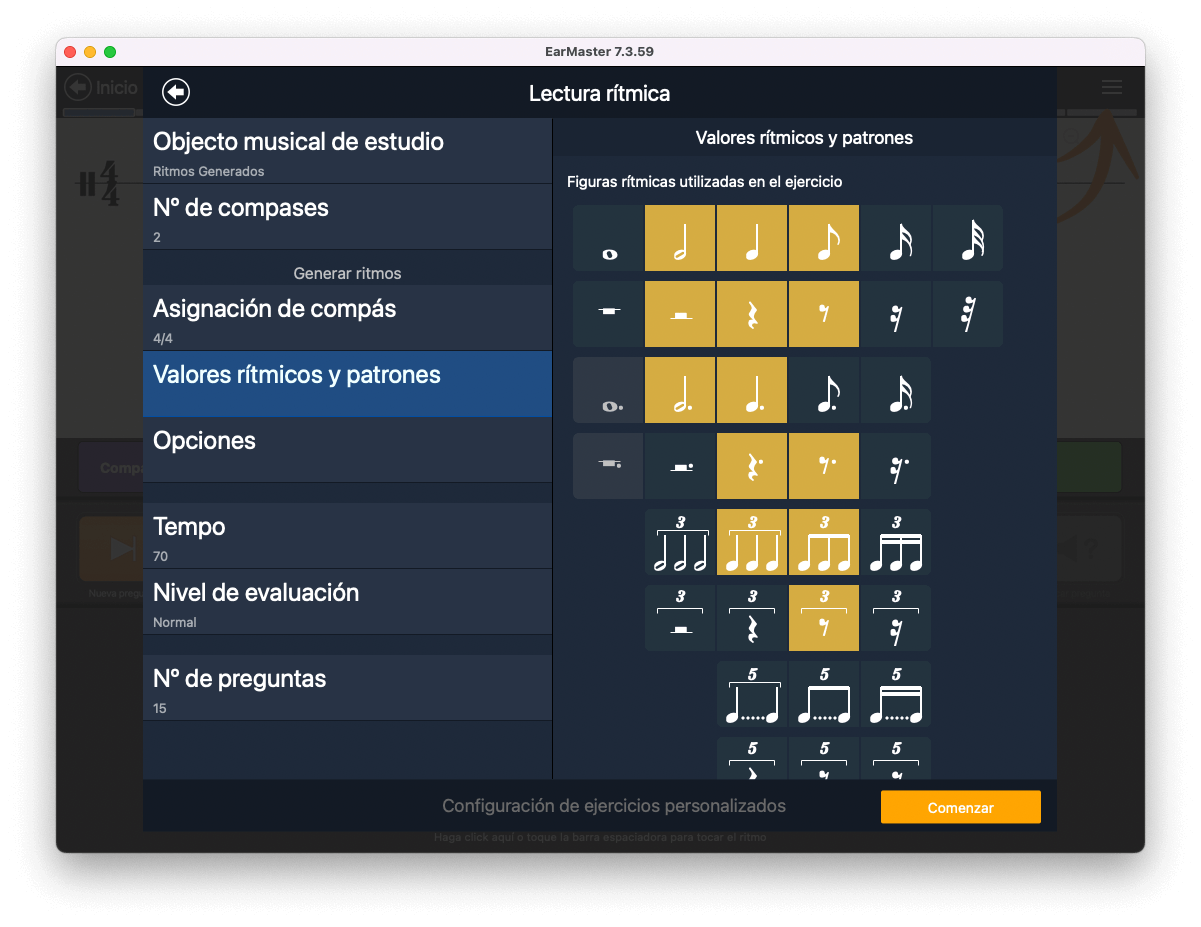 rhythmic sight reading